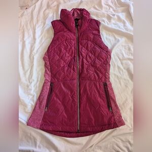 Lululemon Athletica Berry Quilted Vest